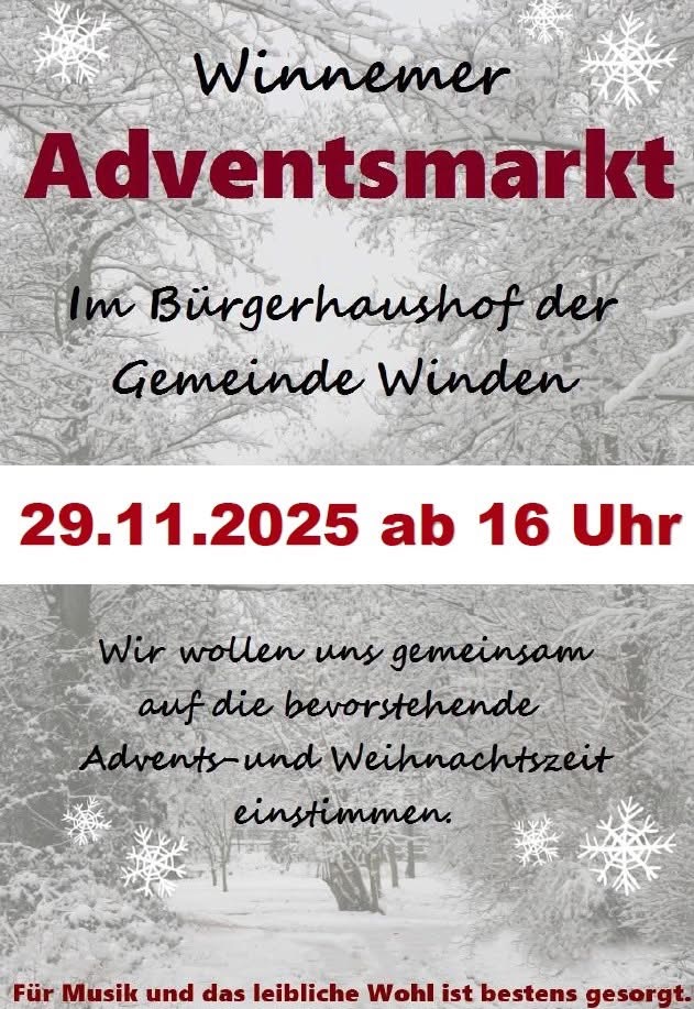 Plakat Adventsmarkt