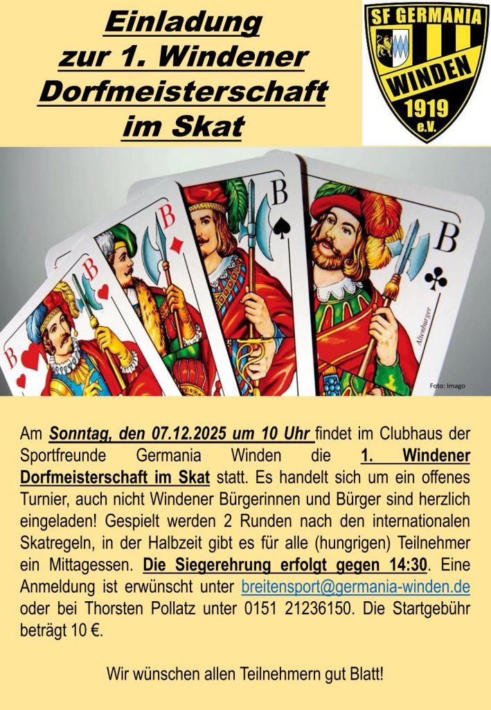 Dorfmeisterschaft Skat 2025