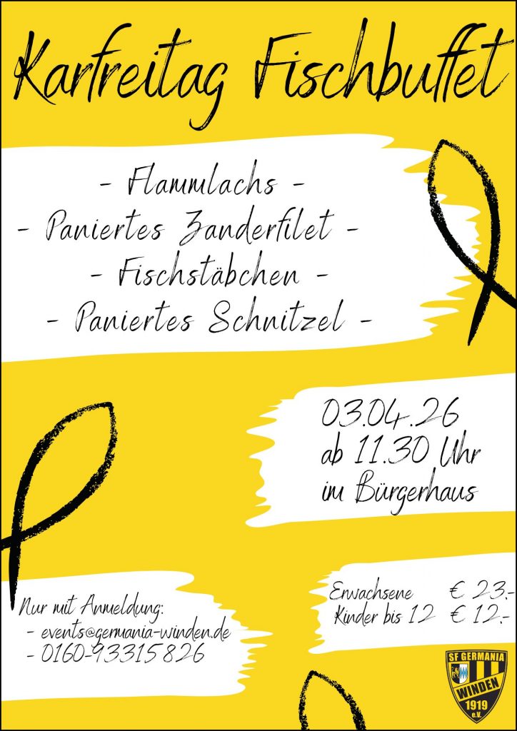 Fischessen Plakat SF Germania